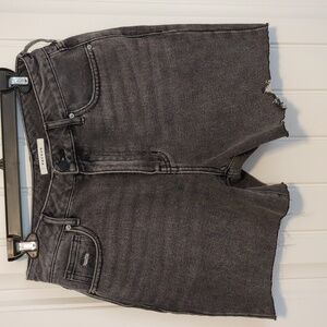 Pacsun black denim shorts
